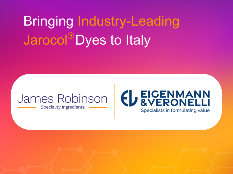 James Robinson Speciality Ingredients and Eigenmann & Veronelli Partner to bring Industry leading Jarocol® Hair Dyes to Italy